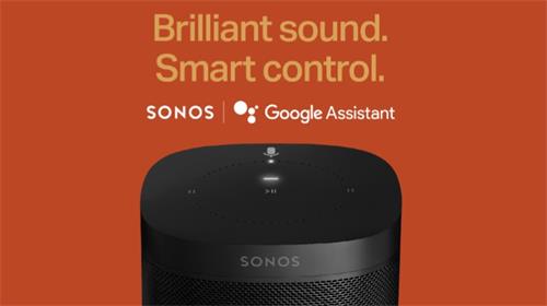 谷歌助手下周将推出Sonos智能音箱