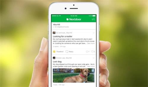 邻里社交网络Nextdoor以21亿美元的估值筹集了1.23亿美元