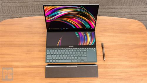 双屏华硕ZenBook Pro Duo是20世纪20年代的笔记本电脑