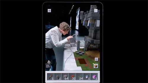 微软在Apple的WWDC上推出了Minecraft AR