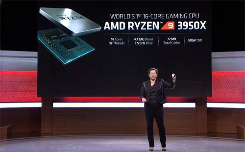 AMD的799美元Ryzen 9 3950X是世界上第一款16核游戏CPU