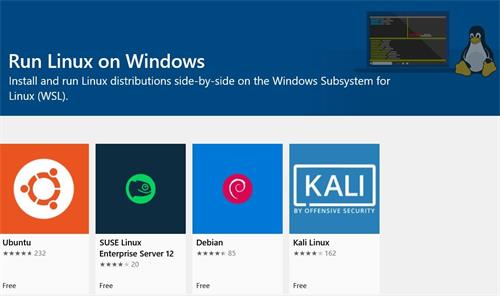微软用于Windows 10的内置Linux内核已准备好进行测试
