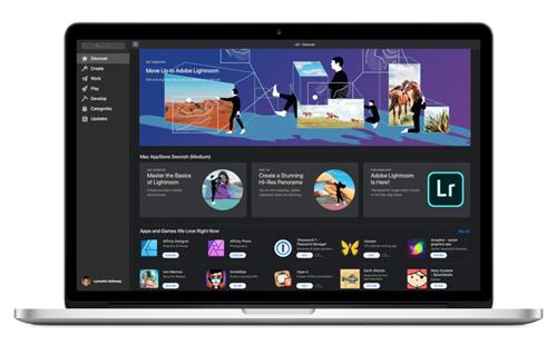 Adobe Lightroom现在出现在Mac的应用商店上