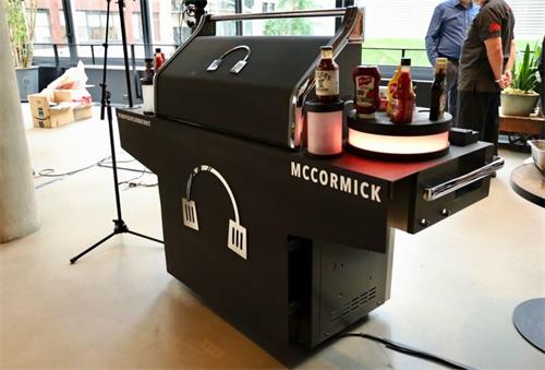 McCormick的概念烤架根据您烹饪的内容播放音乐