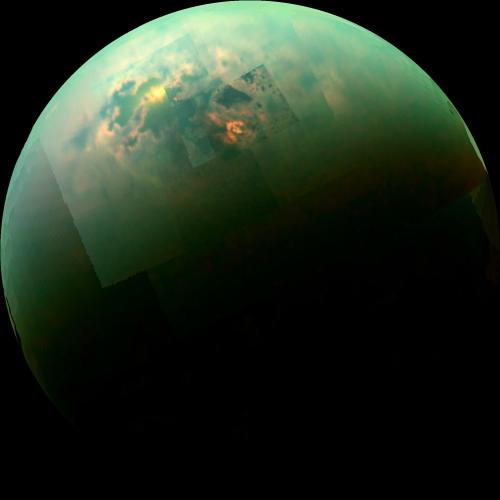 泰坦星巨大的甲烷湖可能镶嵌着水晶