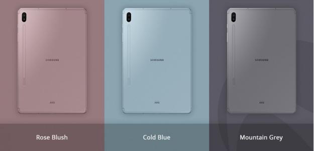 更多泄露的三星Galaxy Tab S6规格显示电池