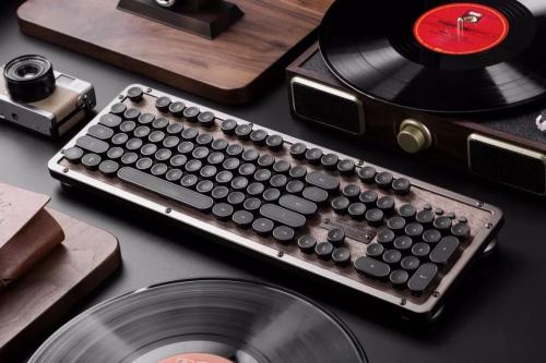 AZIO Elwood复古经典复古风格机械键盘