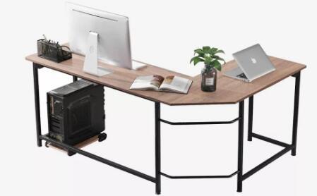 还在在家工作吗这款大型L形办公桌仅售75美元