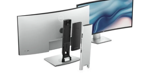 戴尔推出了一系列新的PC系统它们可以整齐地隐藏在显示器臂的后面
