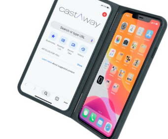 CastAway手机保护套为您的手机增添了第二个屏幕和更多其他功能