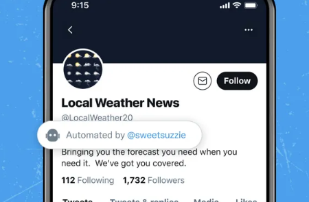 Twitter 开始测试机器人帐户的标签