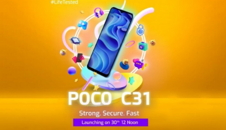 在此处实时关注PocoC31智能手机发布