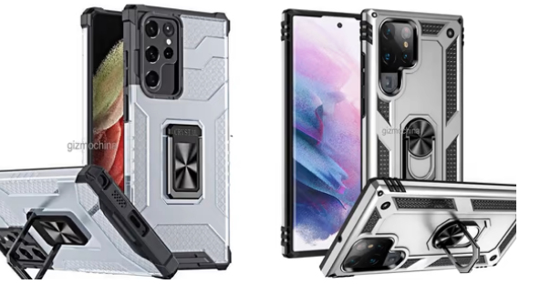 新泄露的Galaxy S22 Ultra外壳在已知设计上加倍