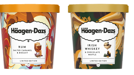 哈根达斯推出两款全新限量版鸡尾酒冰淇淋