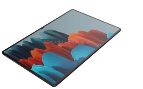 三星Galaxy Tab S8 Ultra呈现类似 MacBook 的缺口和纤薄的边框