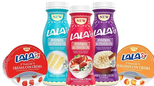 Lala推出基于甜点的酸奶冰沙和奶油
