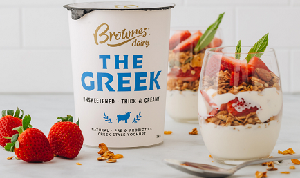 BrownesDairy推出首款成人酸奶