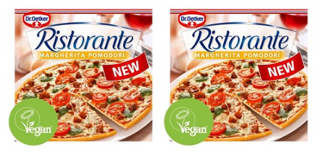 Oetker博士在英国推出首个纯素Ristorante冷冻披萨