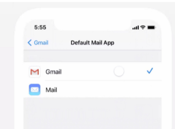 iOS用户现在可以选择Gmail作为他们的默认电子邮件应用程序