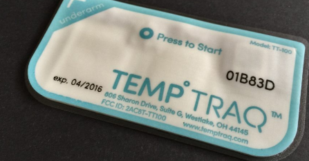 TempTraq可穿戴蓝牙温度计评测