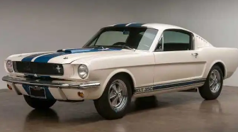 历史悠久的1965年福特野马谢尔比GT350在废弃的房子里藏了几十年
