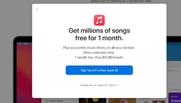 苹果Music将免费试用期从3个月缩短至1个月