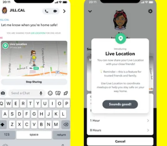 2月20Snapchat将让用户与朋友分享他们的实时位置