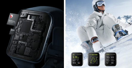 3月1日OppoWatch2GlacierLakeBlueEdition配备大显示屏特殊表带和滑雪追踪