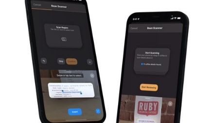 借助BrewTimer和iOS15的实时文本扫描您的咖啡信息变得更加轻松