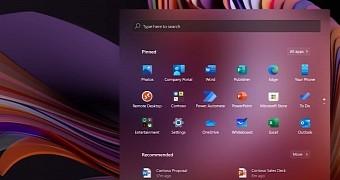 微软在 Windows 11 中突出显示开始菜单文件夹