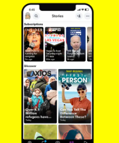 Snapchat的新工具根据ESPN彭博社和Vogue文章构建故事