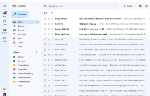 Gmail的新外观即将向更多人展示即使他们没有要求