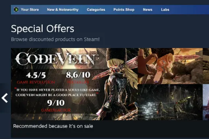从9月开始Valve将不允许对Steam商店图像进行奖励和评论