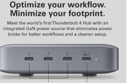 具有集成GaN的HyperDriveThunderbolt4集线器在Kickstarter上发布