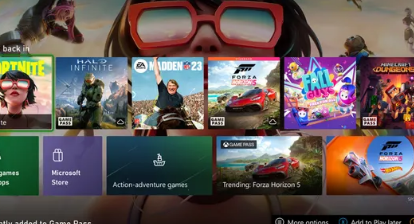 微软开始测试将于2023年推出的新XboxHomeUI