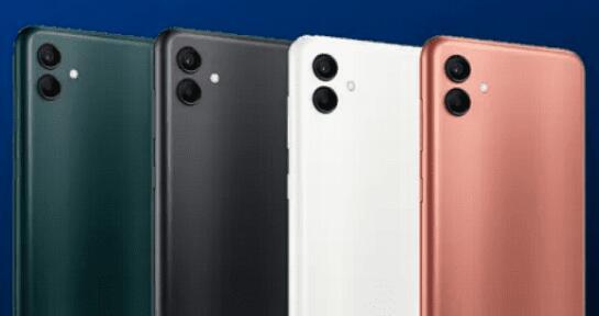 三星GALAXY A04E的关键细节