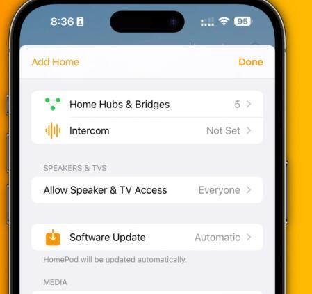 iOS 16.2用户无法再升级到新的家庭架构