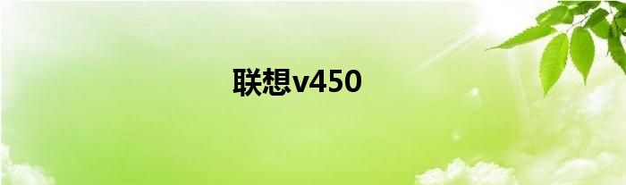 联想v450