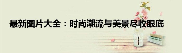 最新图片大全：时尚潮流与美景尽收眼底