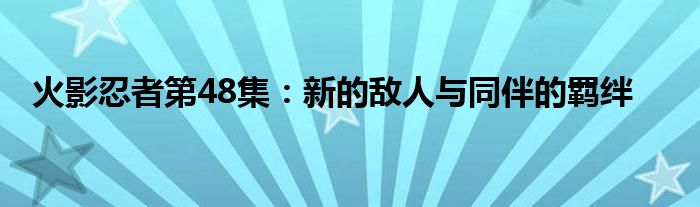火影忍者第48集：新的敌人与同伴的羁绊