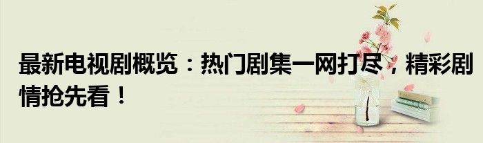 最新电视剧概览：热门剧集一网打尽，精彩剧情抢先看！