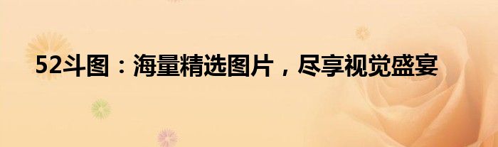 52斗图：海量精选图片，尽享视觉盛宴