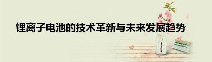 锂离子电池的技术革新与未来发展趋势