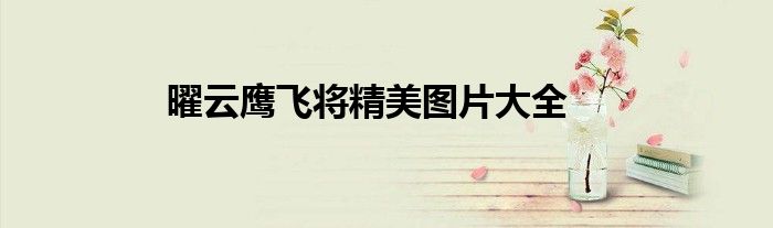 曜云鹰飞将精美图片大全